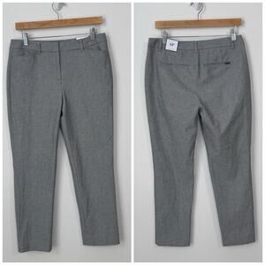 NWT White House Black Market The Slim Ankle Pants Petite Size 6P Black & White